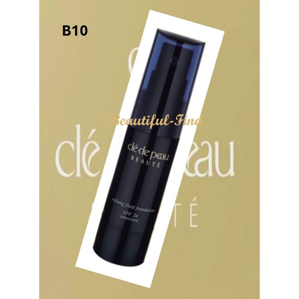 Cle de Peau Beaute Refining Fluid Foundation B10 SPF 24 NEW